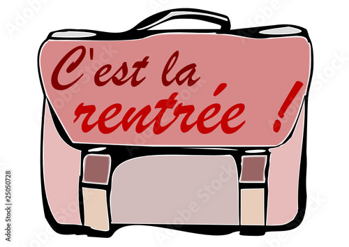 Cartable rentrée