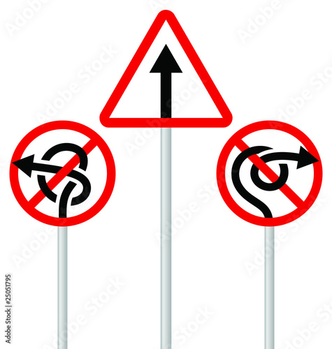 Free Download Road signs (arrows) - GFXLoad