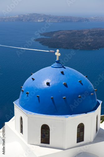 Church bells on Santorini island