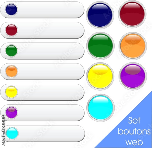 set de boutons