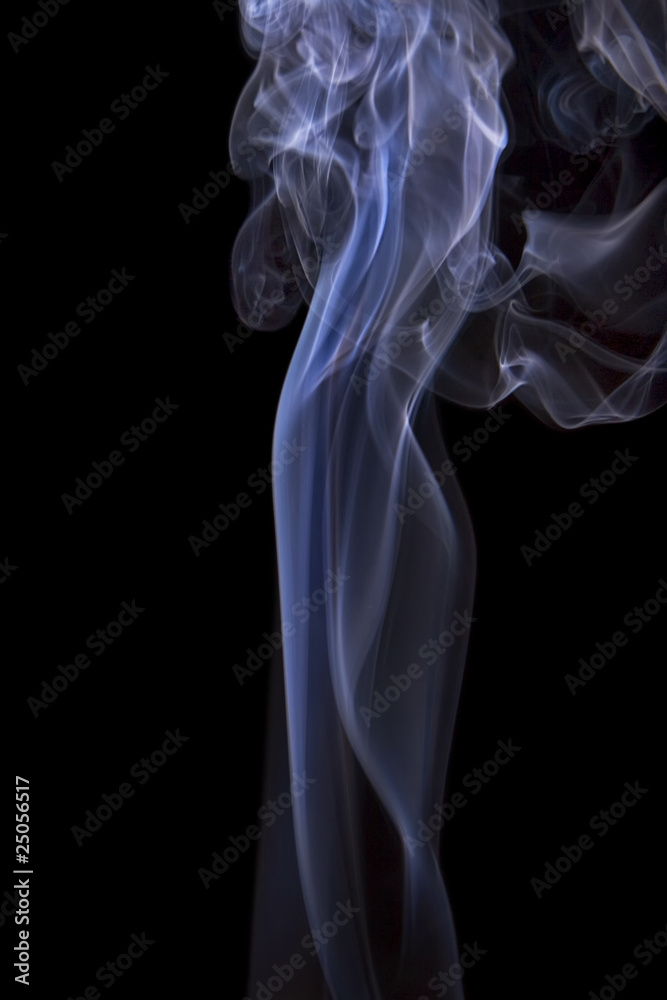 Abstract background of beautiful color smoke waves.