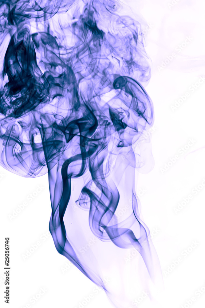 Abstract background of beautiful color smoke waves.