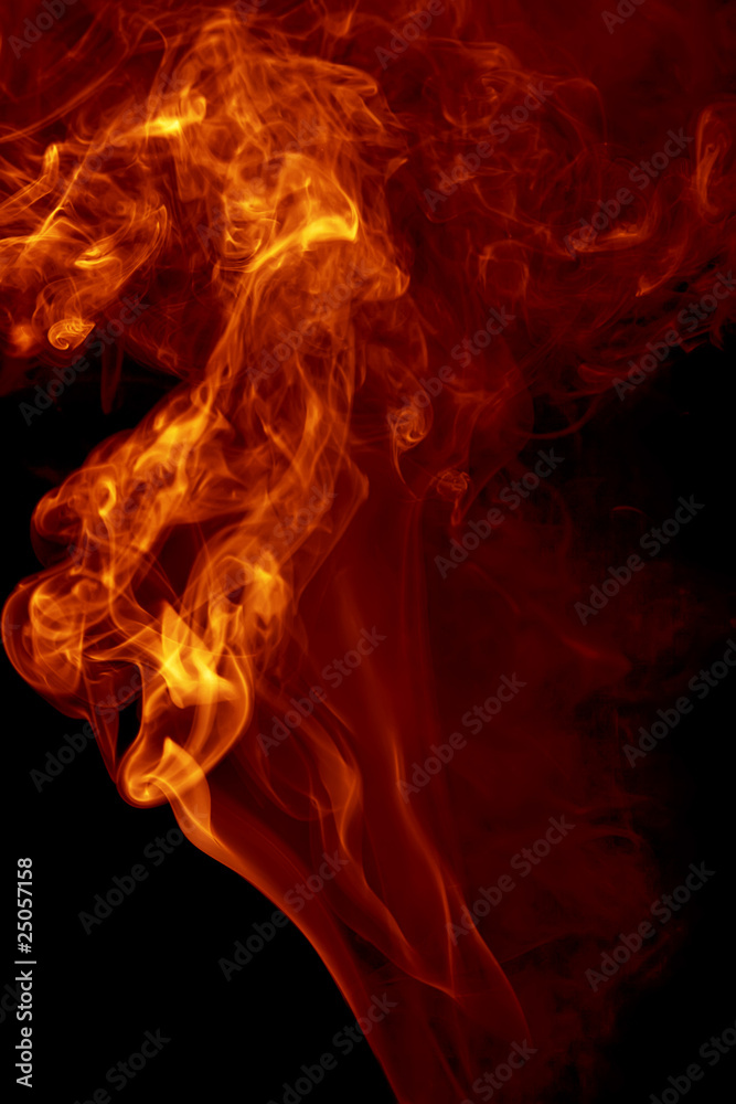 Fototapeta premium Abstract background of beautiful color smoke waves.