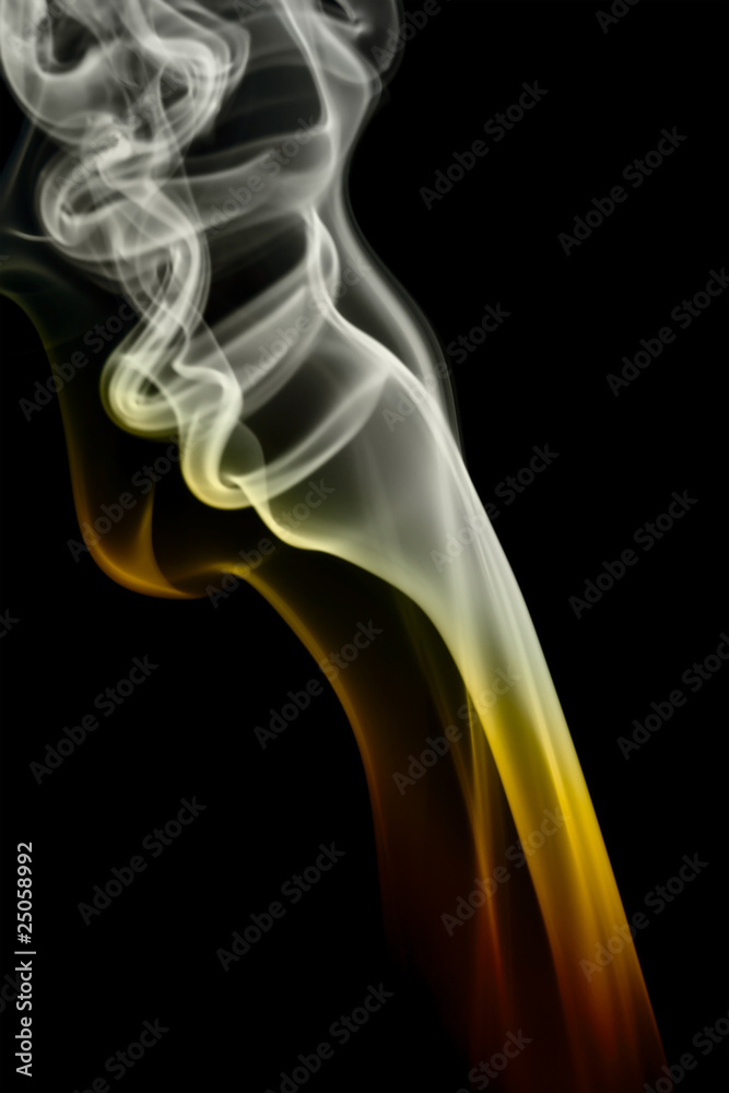 Obraz premium smoke smogs on black