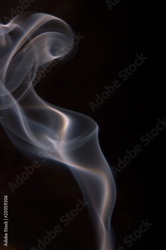 Abstract background of beautiful color smoke waves.