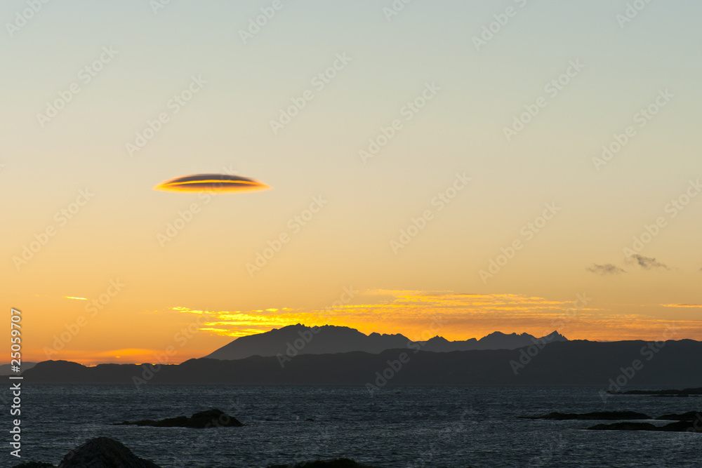 Is it a flying saucer Is it a flying saucer