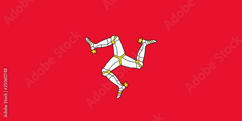 Isle of Man Flag photo