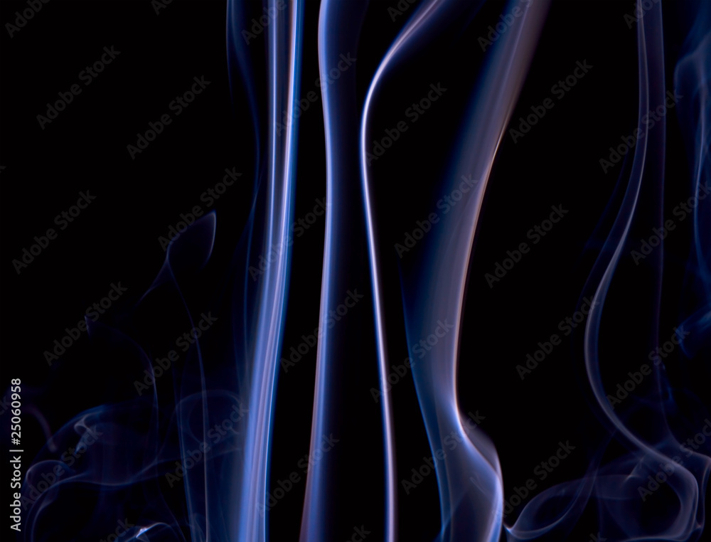 Abstract background of beautiful color smoke waves.