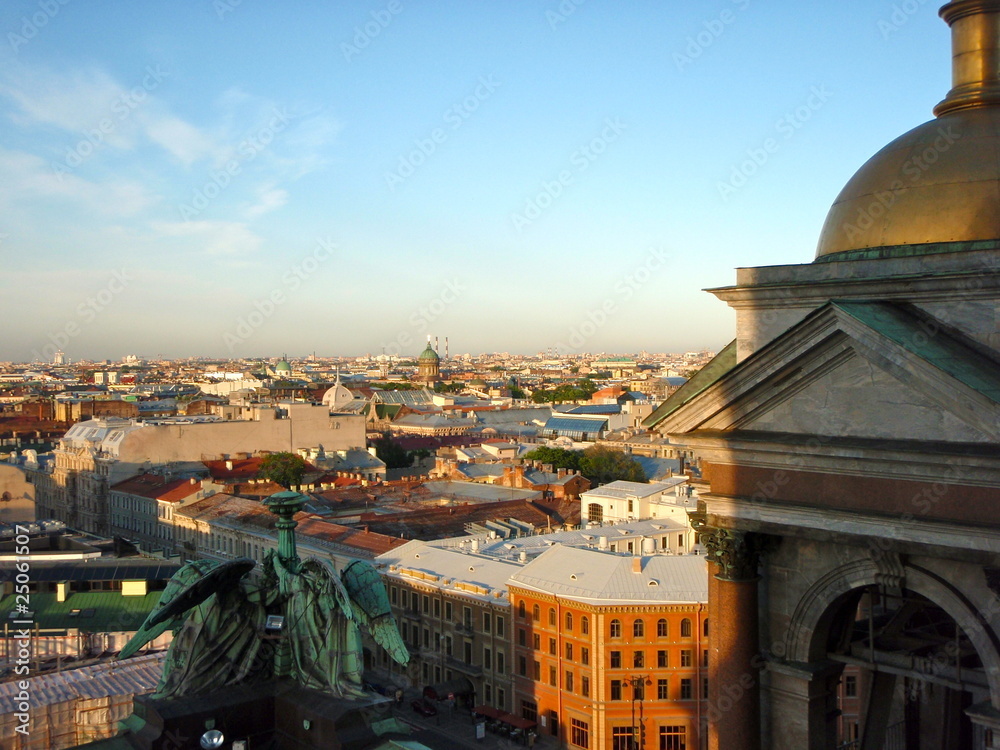 Old City Rooftops, St. Petersburg, Russia