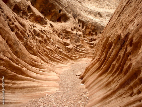Canyon carved by water