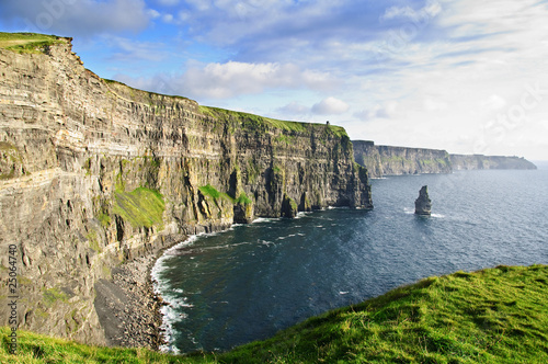 famous cliffs of moher sunset, west coast of ireland #25064740