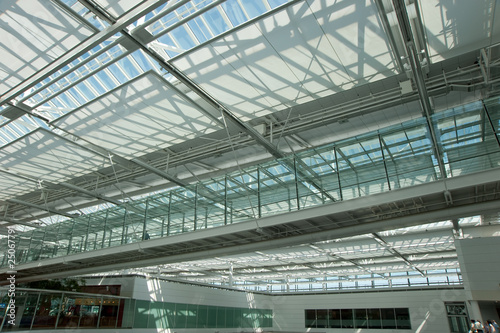 Modern Glass Building Interior