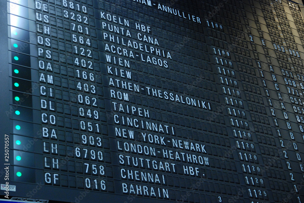 Fototapeta premium Abflug 4