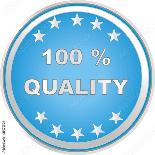 bouton 100 % quality