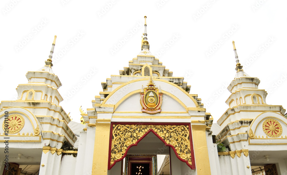 Obraz premium Temple gate in Thailand