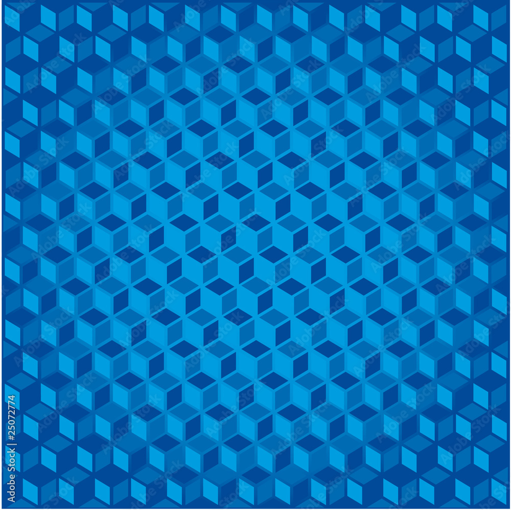 Abstract blue background - vector illustration 3D