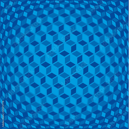 Abstract blue background - vector illustration 3D