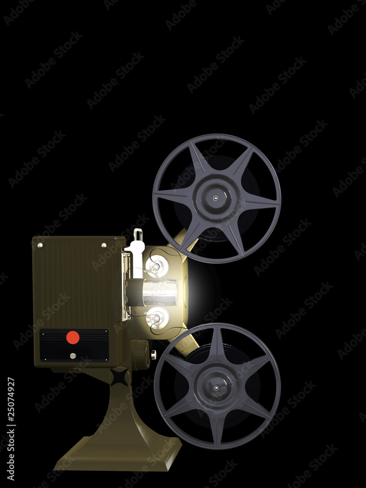 Naklejka premium Projector film