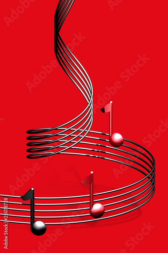 cartel rojo música 2