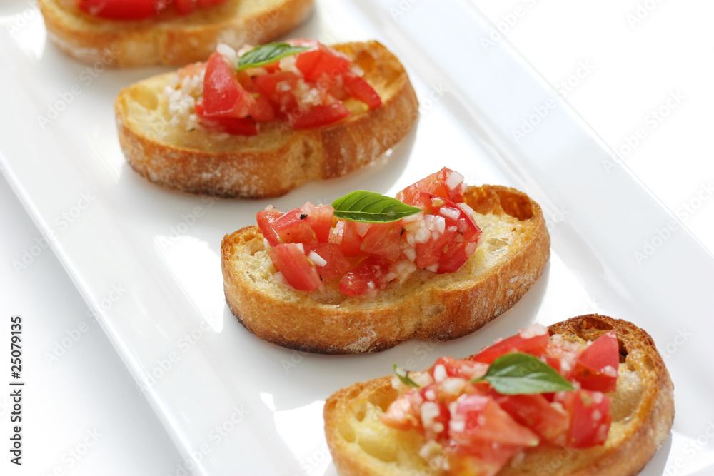 Bruschetta with tomato Bruschetta with tomato