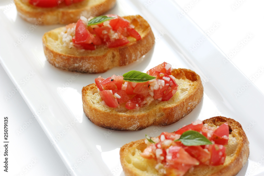 Bruschetta with tomato