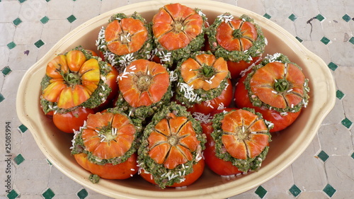 plat de tomates farcies