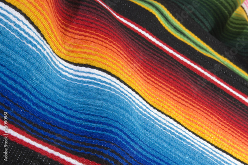 Colorful mexican poncho