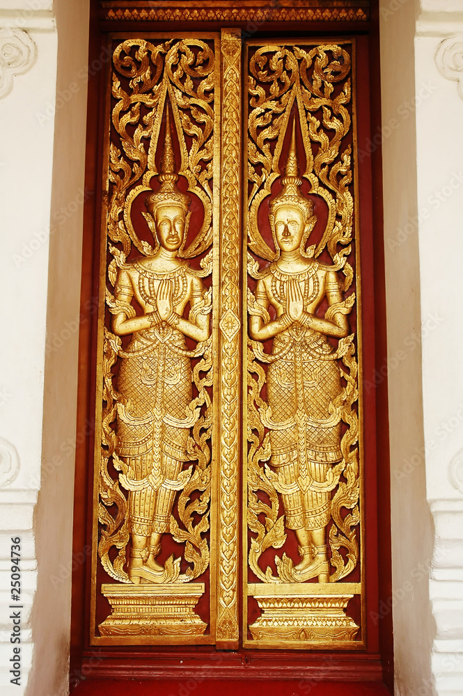 Traditional Thai style woodcraft