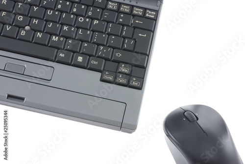 Laptop and mouse