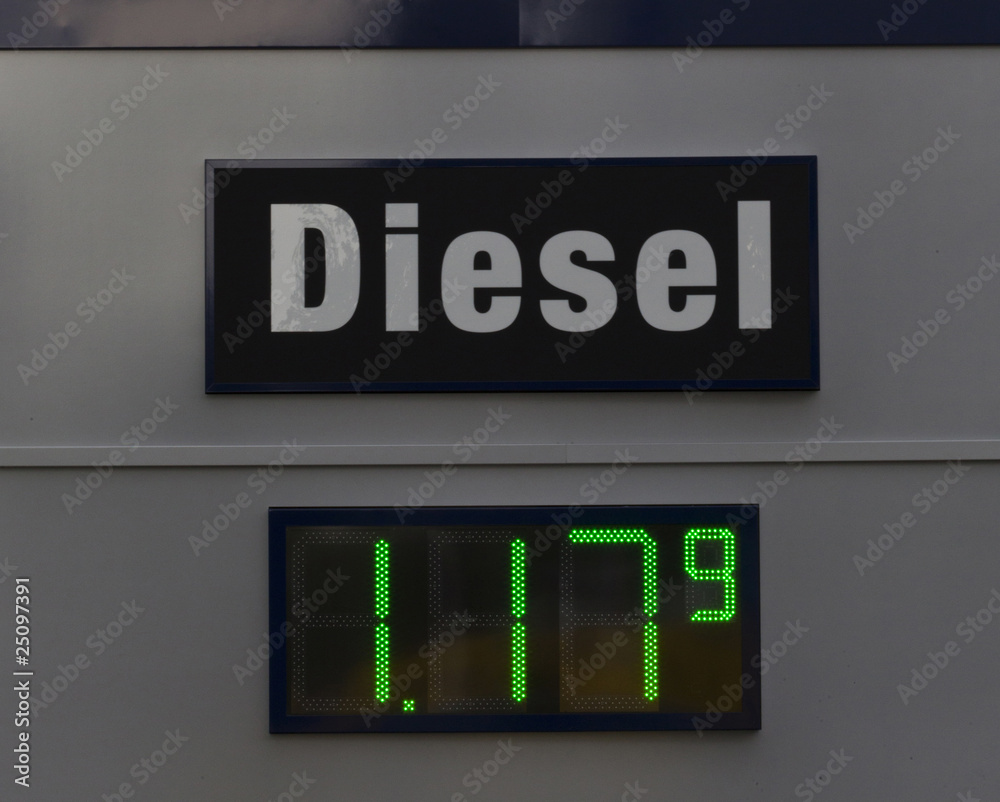 Der Preis vom Diesel