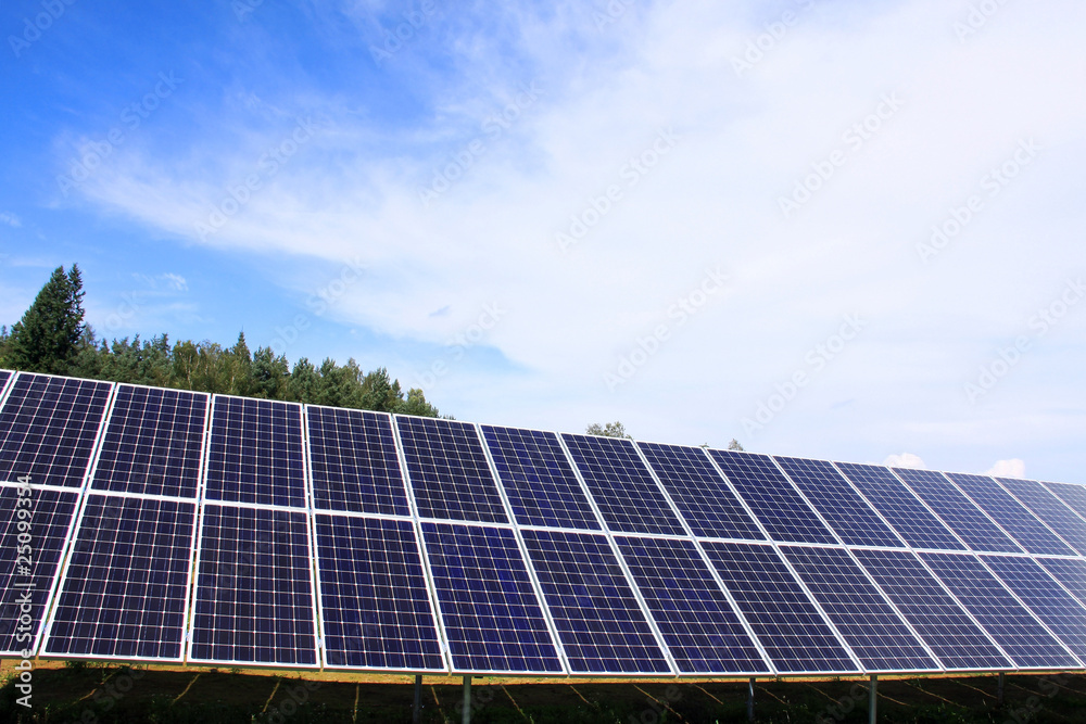 Solar Power Station in the green Nature Solar Power Station in the green Nature