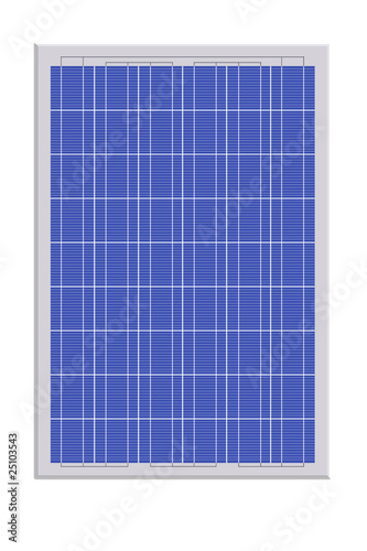 Solarmodul, isolated photo