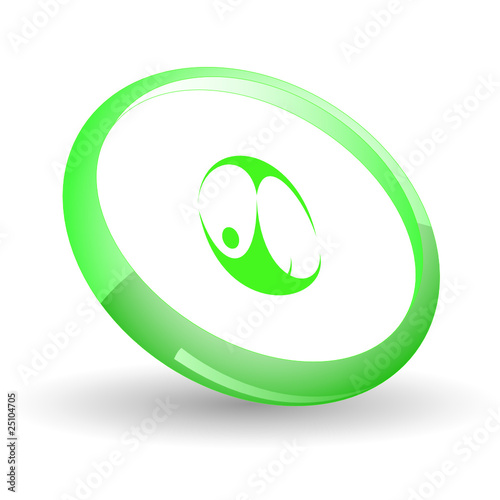 Skydiver. Vector icon.