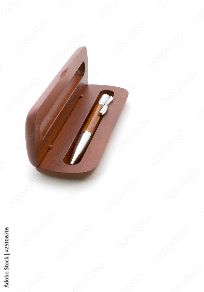 Pen in a case. Pen in a case.