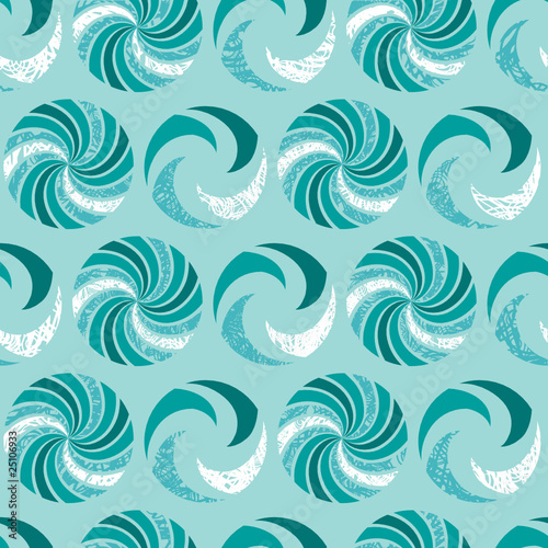 Seamless abstract green pattern