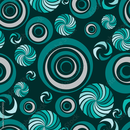 Seamless abstract green pattern