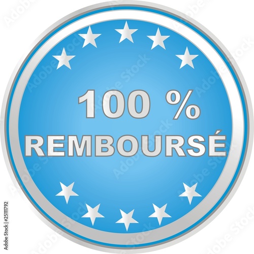 bouton 100 % remboursé