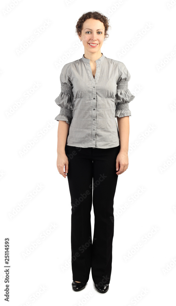 young beauty woman in business dress standing and smiling young beauty woman in business dress standing and smiling