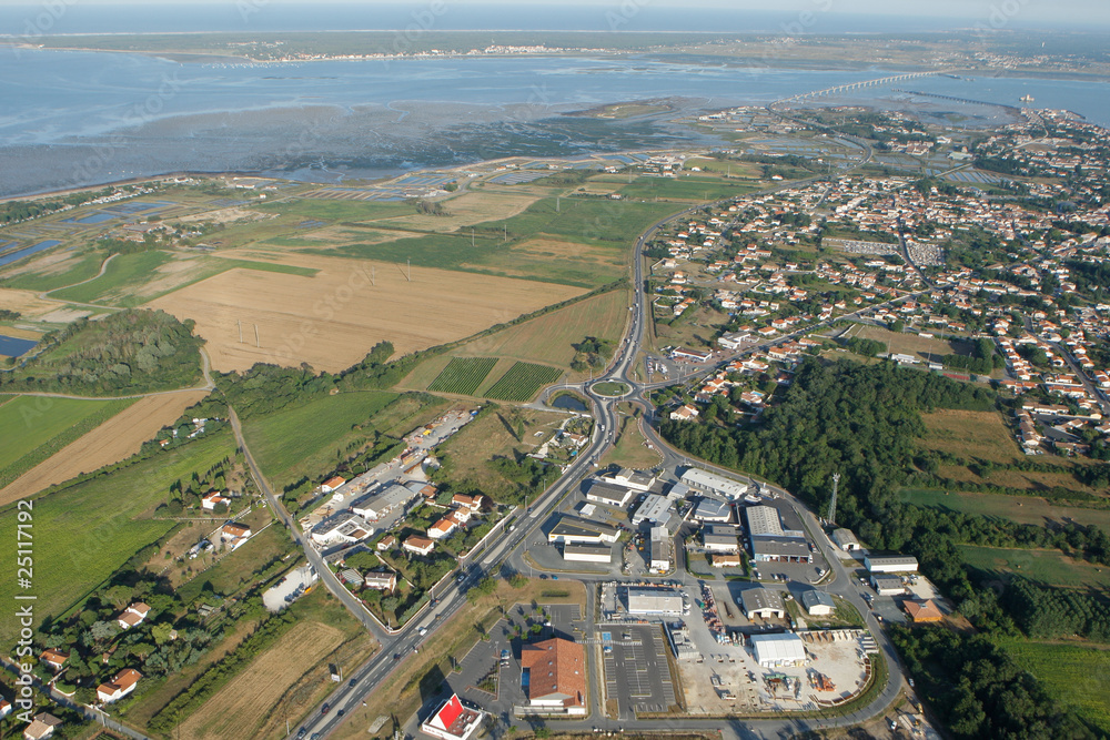 Zone d'activités du Riveau,  Bourcefranc-le-Chapus, Charente-Mar