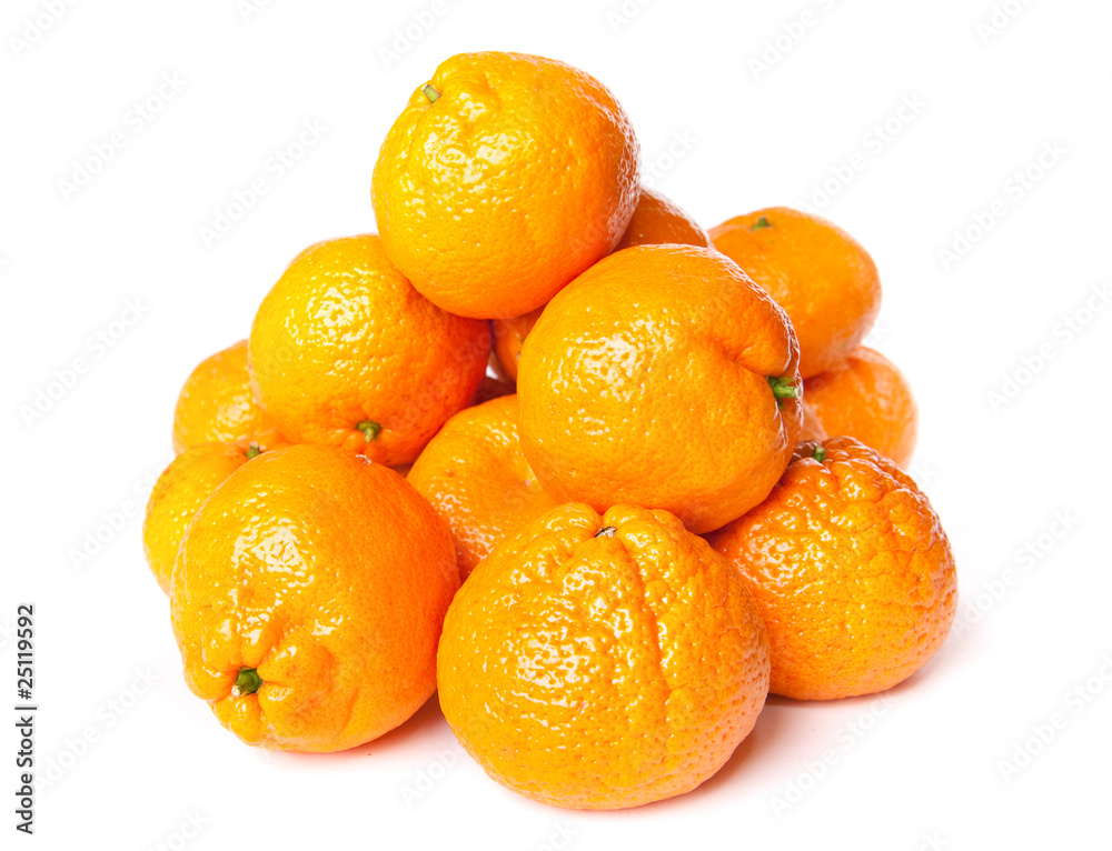 Oranges isolated on white background. Oranges isolated on white background.
