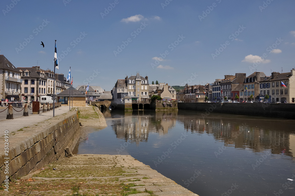 Obraz premium ponte di rohan a landerneau,bretagna