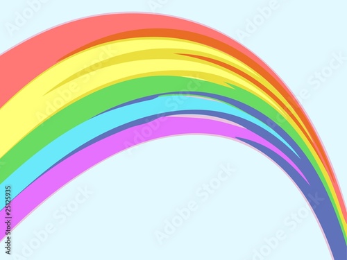 rainbow white background