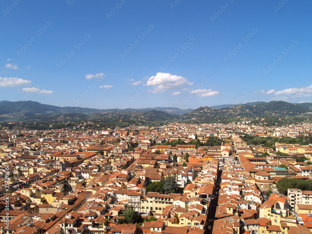 looking over Florence, Italy