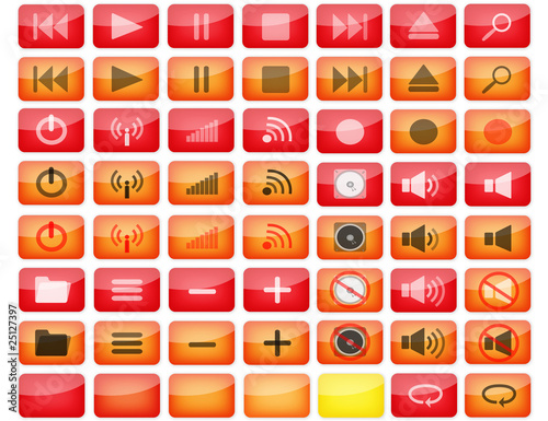 audio-video buttons