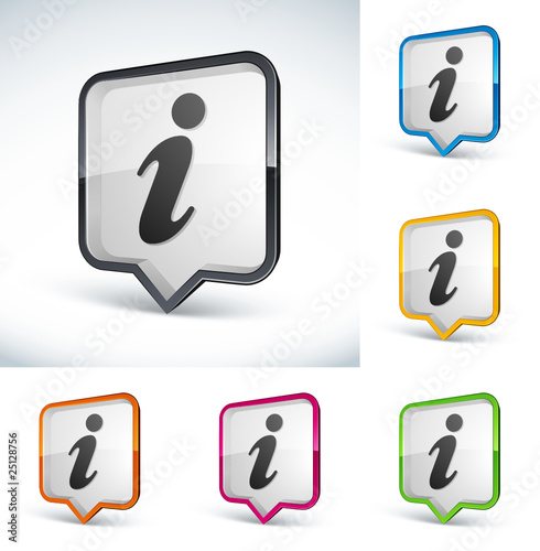 icône bouton information