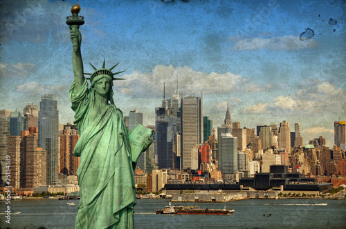 new york city tourism concept with statue liberty © UTBP