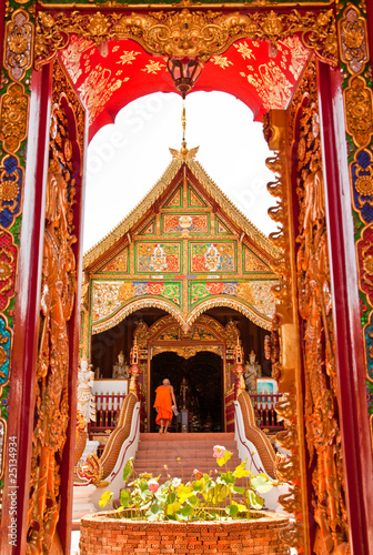 Native Thai style temple door © Sura Nualpradid