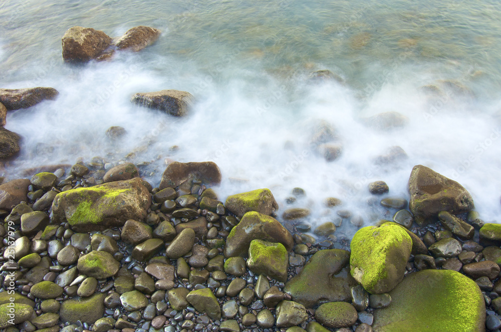 Obraz premium pebble beach in Madeira