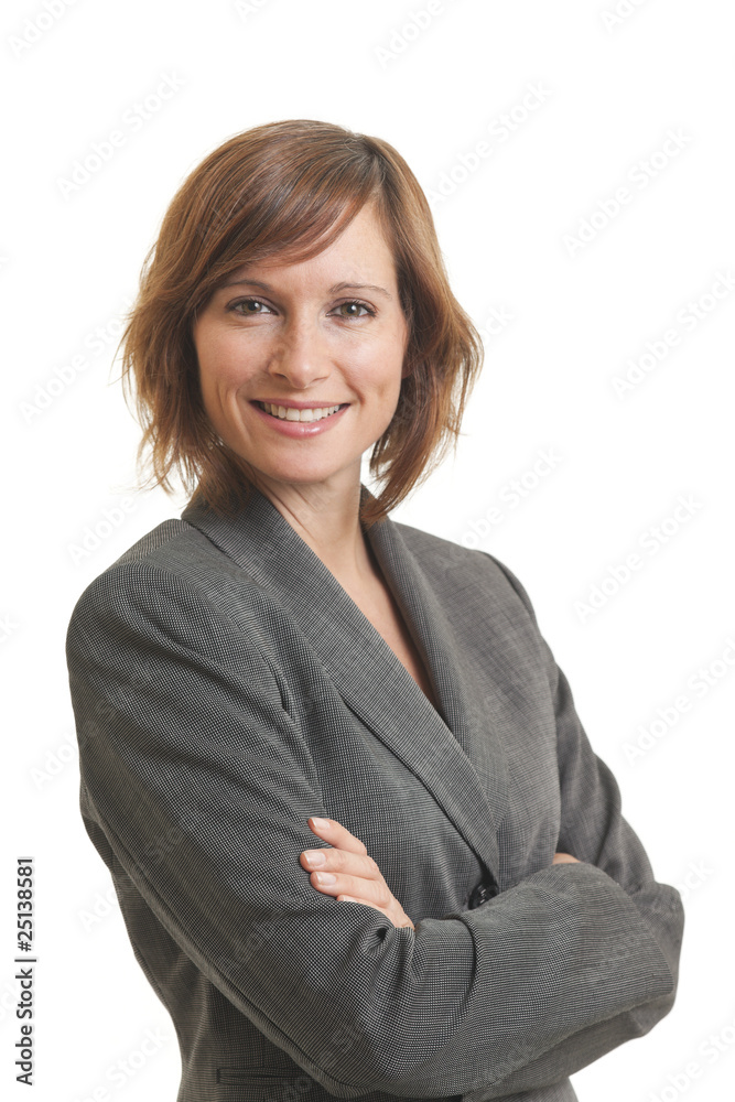 Portrait of young business woman with arms crossed Portrait of young business woman with arms crossed