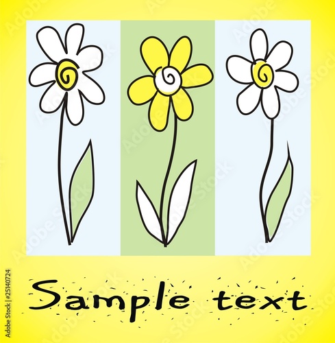 Simple natural flowers